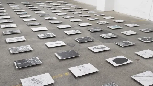 schwarz/weiss Zeichnungen von Trix Brechbühl